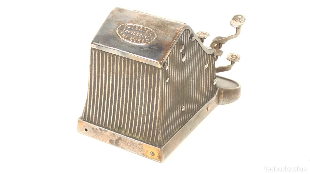 Antig&uuml;edades: Sumadora Calculadora THE ADDER A&Ntilde;O 1902 Rechenmaschine Adding Machine Calculator - Foto 8