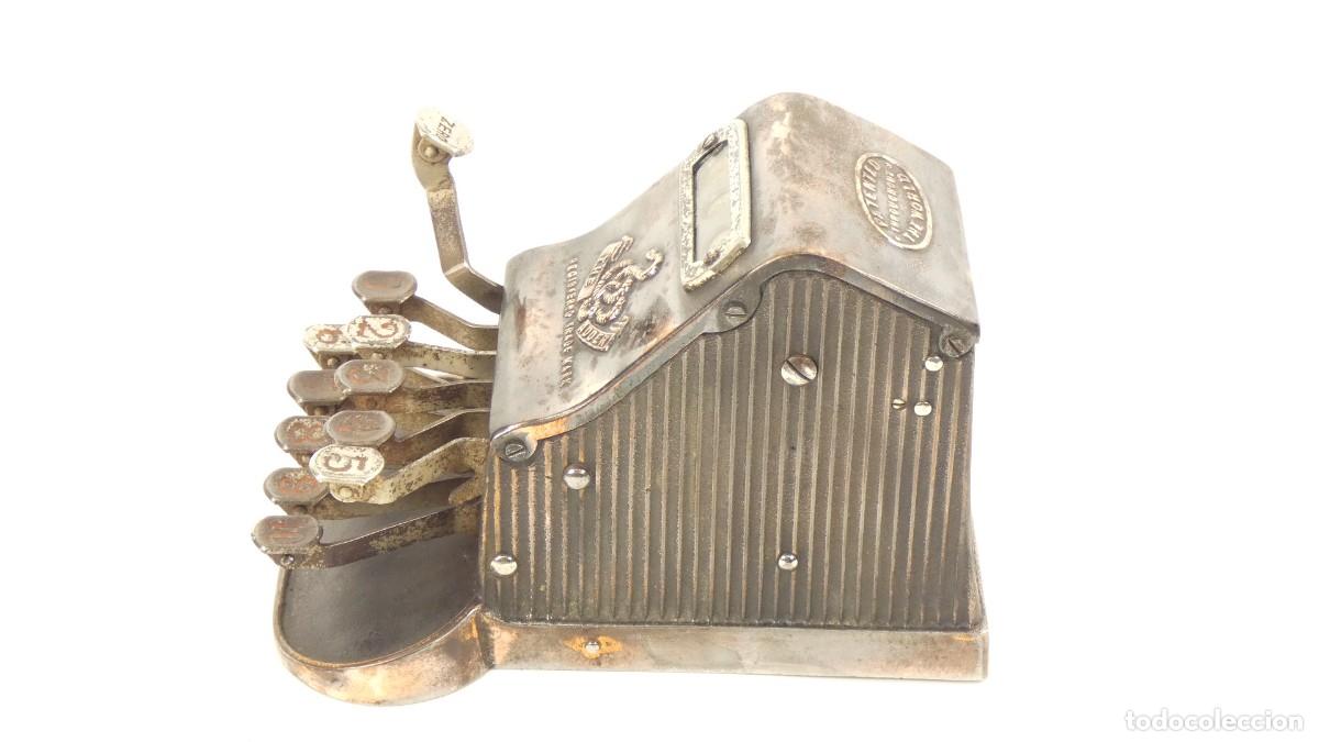 Antig&uuml;edades: Sumadora Calculadora THE ADDER A&Ntilde;O 1902 Rechenmaschine Adding Machine Calculator - Foto 9