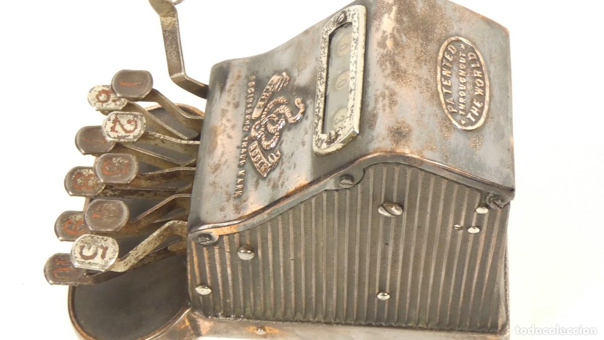Antig&uuml;edades: Sumadora Calculadora THE ADDER A&Ntilde;O 1902 Rechenmaschine Adding Machine Calculator - Foto 10