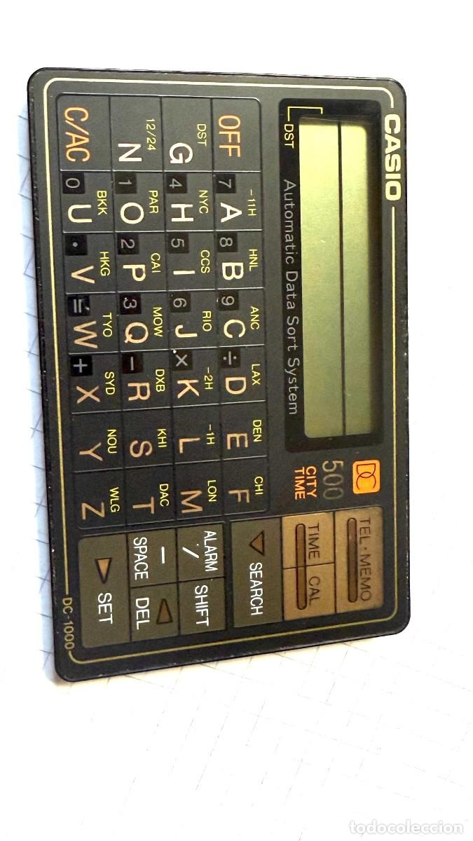 Antig&uuml;edades: CASIO DC-1000 BK (1989) Calculadora/reloj/banco de datos - Foto 2