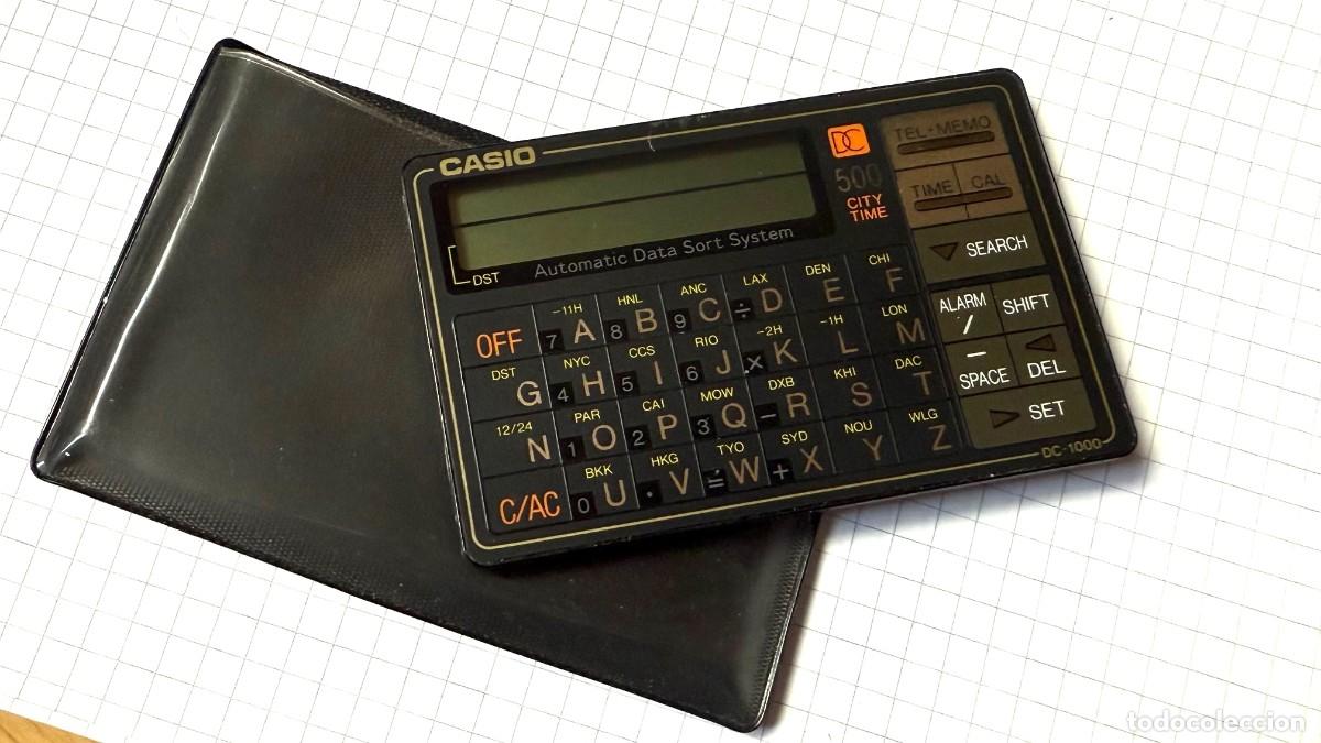 Antig&uuml;edades: CASIO DC-1000 BK (1989) Calculadora/reloj/banco de datos - Foto 4