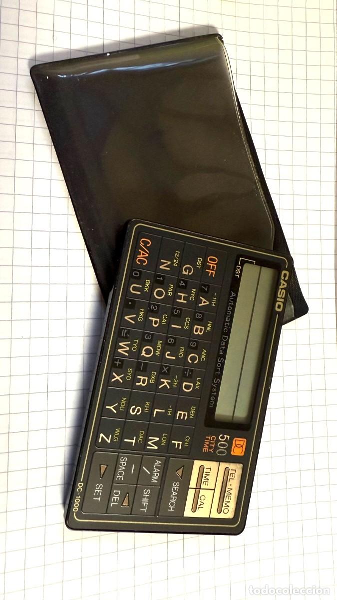 Antig&uuml;edades: CASIO DC-1000 BK (1989) Calculadora/reloj/banco de datos - Foto 5