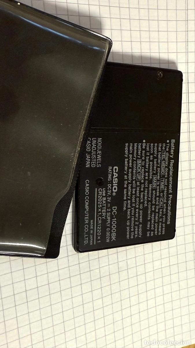 Antig&uuml;edades: CASIO DC-1000 BK (1989) Calculadora/reloj/banco de datos - Foto 6
