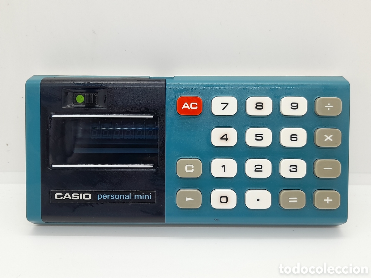 Antig&uuml;edades: ANTIGUA CALCULADORA CASIO PERSONAL MINI. - Foto 1