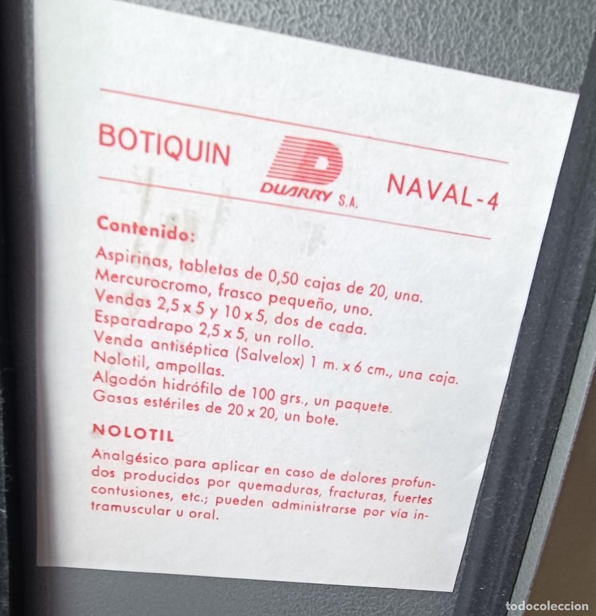 Antig&uuml;edades: Botiqu&iacute;n Naval de metal - Foto 4