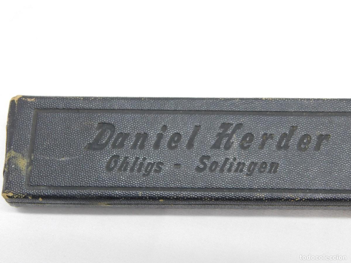 Antig&uuml;edades: NAVAJA DE AFEITAR - DANIEL HERDER SOLINGEN - Foto 9