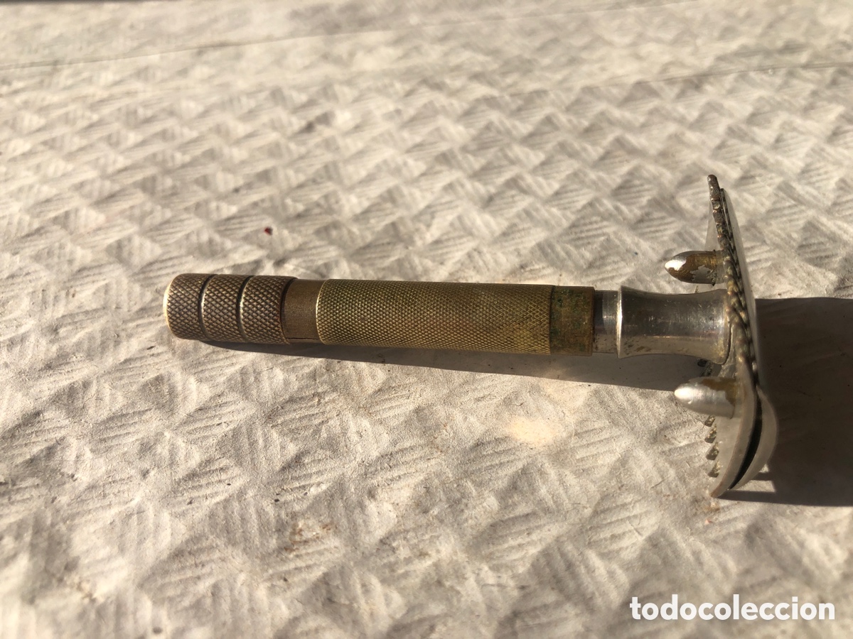 Antig&uuml;edades: Antigua maquinilla de afeitar a identificar - Foto 2