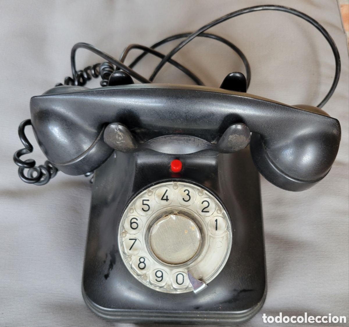 Tel&eacute;fonos: Antiguo telefono baquelita - Foto 1
