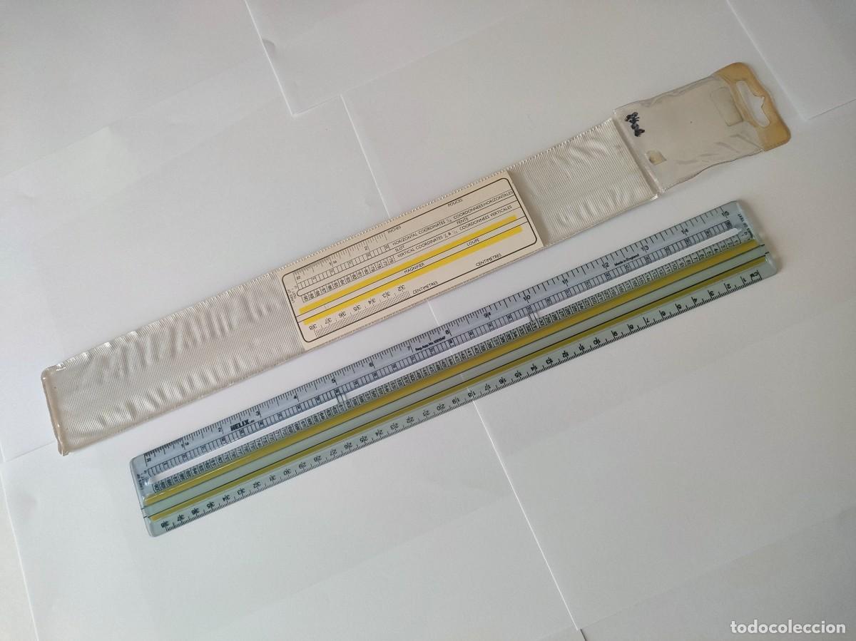 Antig&uuml;edades: REGLA HELIX L62 - tipometro REGLA INFORM&Aacute;TICA COMPUTER PRINTOUT RULE REGLE INFORMATIQUE COMPUTERLINE - Foto 2