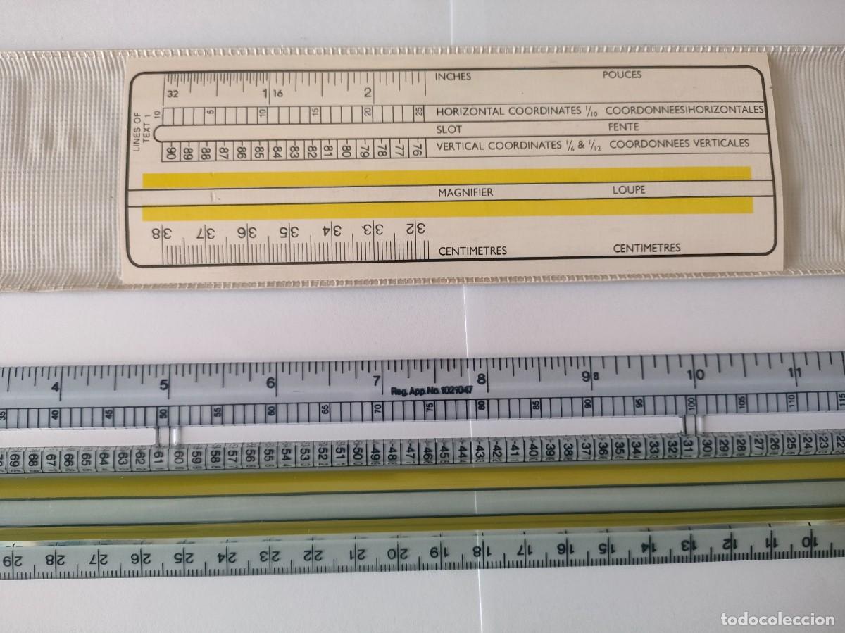 Antig&uuml;edades: REGLA HELIX L62 - tipometro REGLA INFORM&Aacute;TICA COMPUTER PRINTOUT RULE REGLE INFORMATIQUE COMPUTERLINE - Foto 5