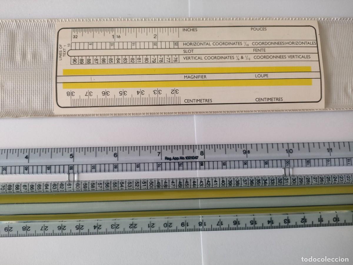 Antig&uuml;edades: REGLA HELIX L62 - tipometro REGLA INFORM&Aacute;TICA COMPUTER PRINTOUT RULE REGLE INFORMATIQUE COMPUTERLINE - Foto 6