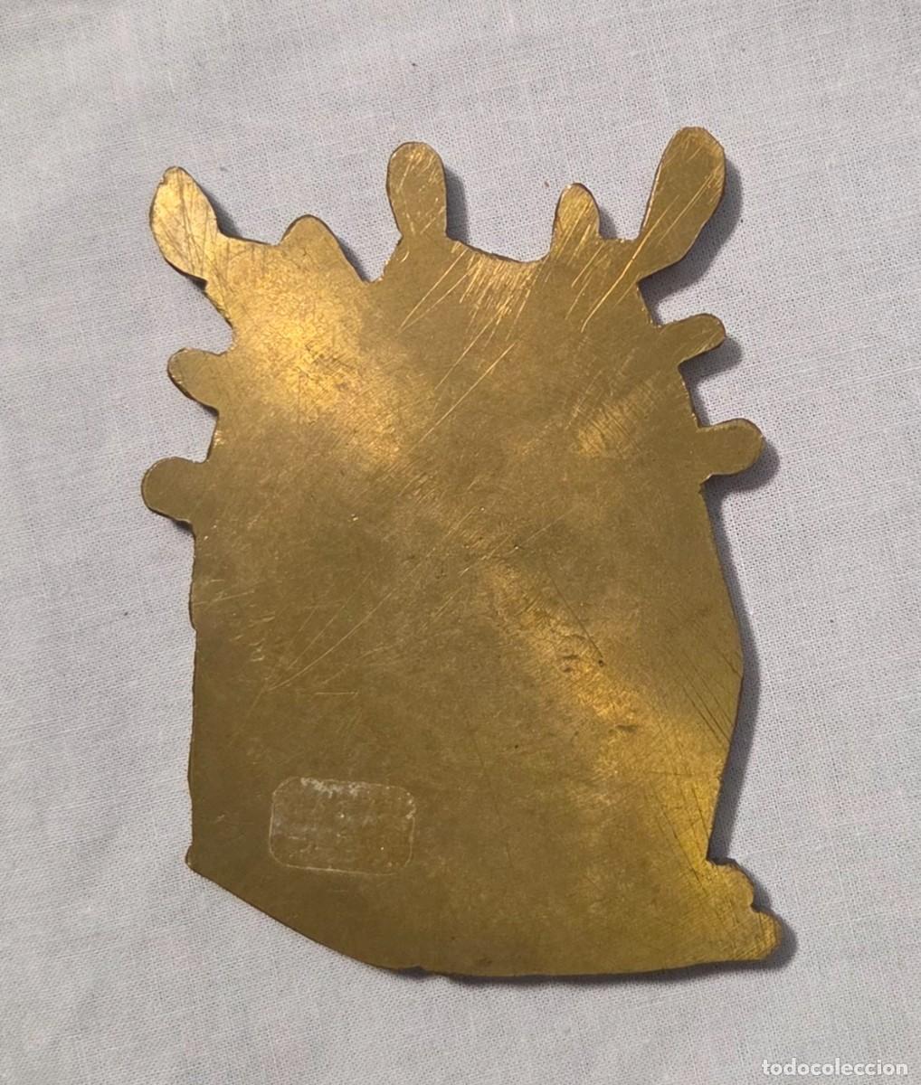 Antig&uuml;edades: Placa de impresi&oacute;n belen en Bronce - Foto 2