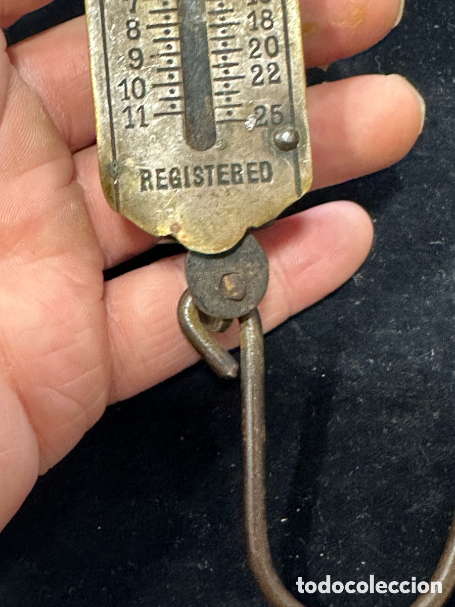 Antig&uuml;edades: Antigua balanza manual inglesa - Foto 3