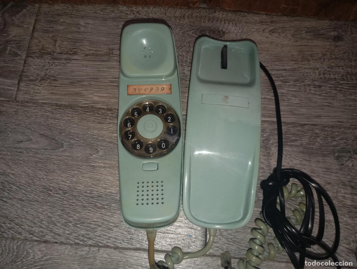 Tel&eacute;fonos: Antiguo tel&eacute;fono Gondola citesa verde - Foto 10