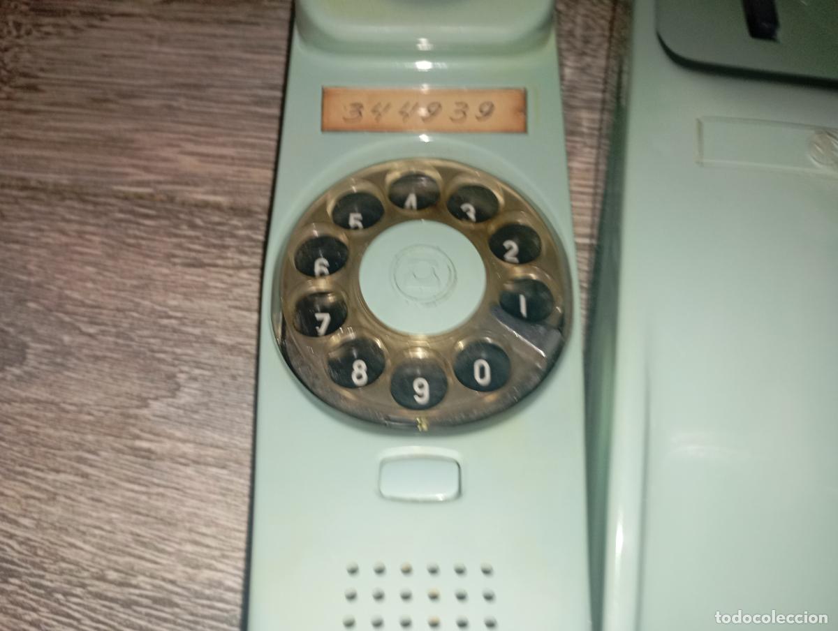 Tel&eacute;fonos: Antiguo tel&eacute;fono Gondola citesa verde - Foto 13