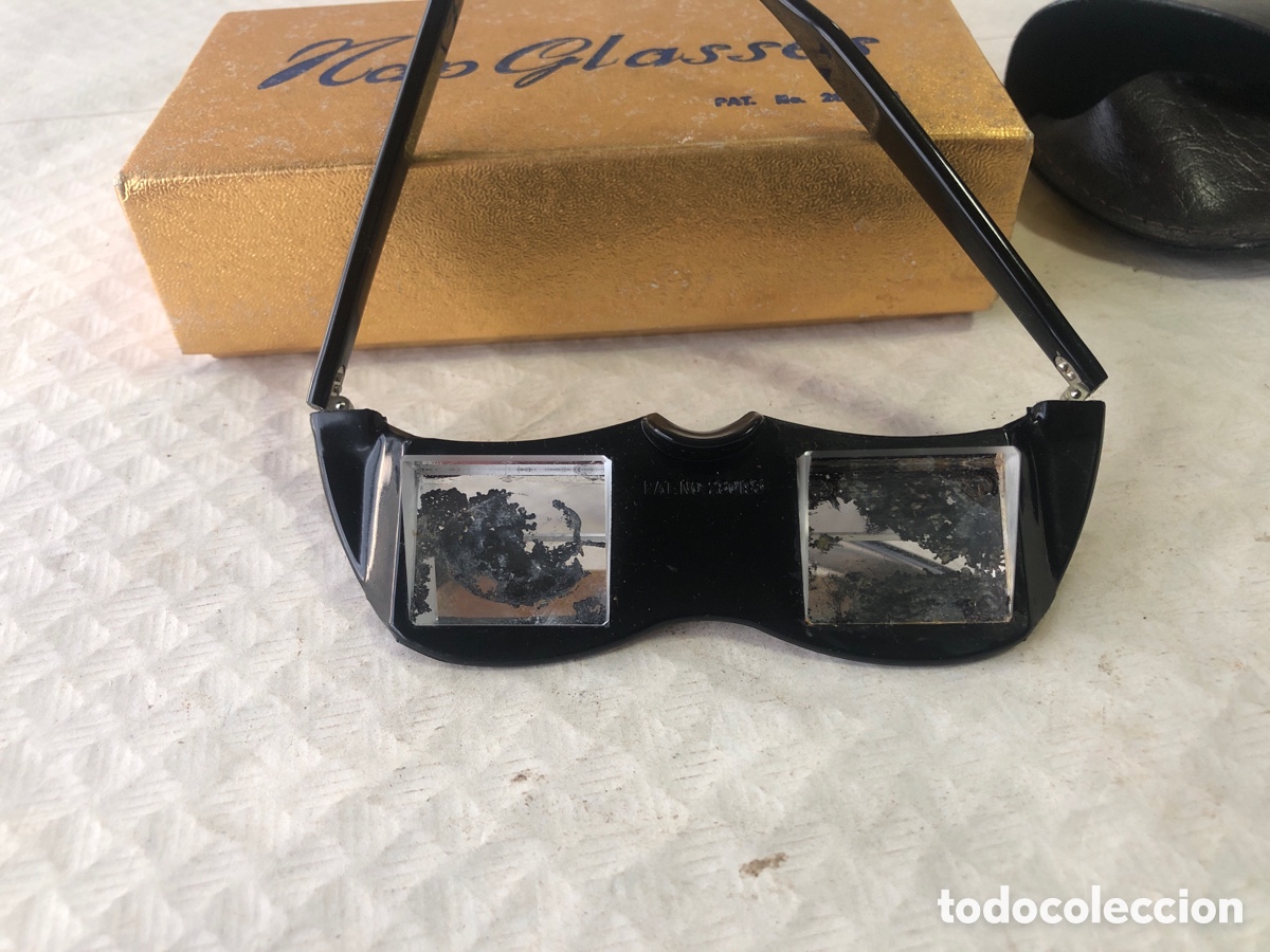 Antig&uuml;edades: Muy raras gafas vintage para poder leer acostado - Foto 2