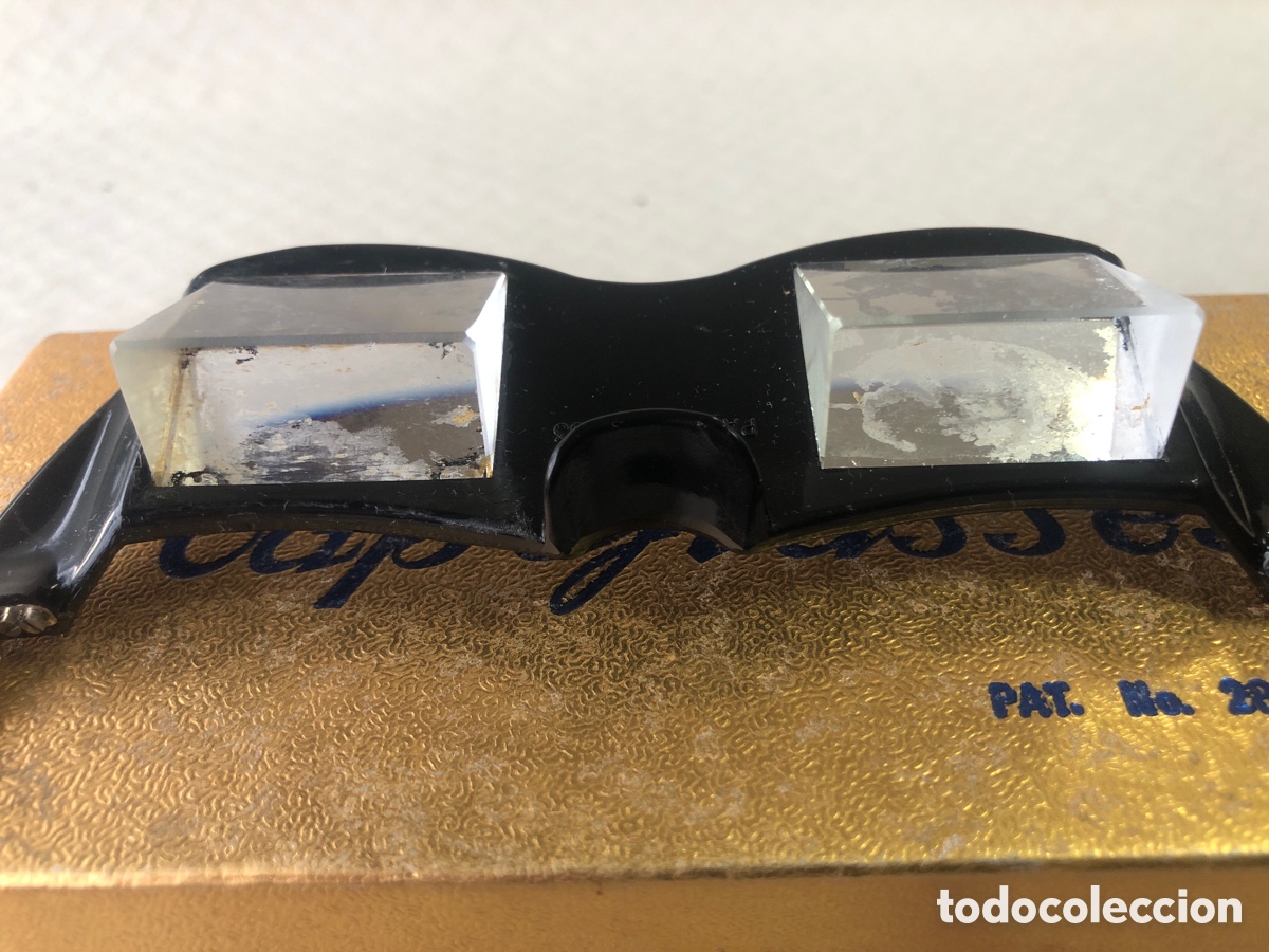 Antig&uuml;edades: Muy raras gafas vintage para poder leer acostado - Foto 5