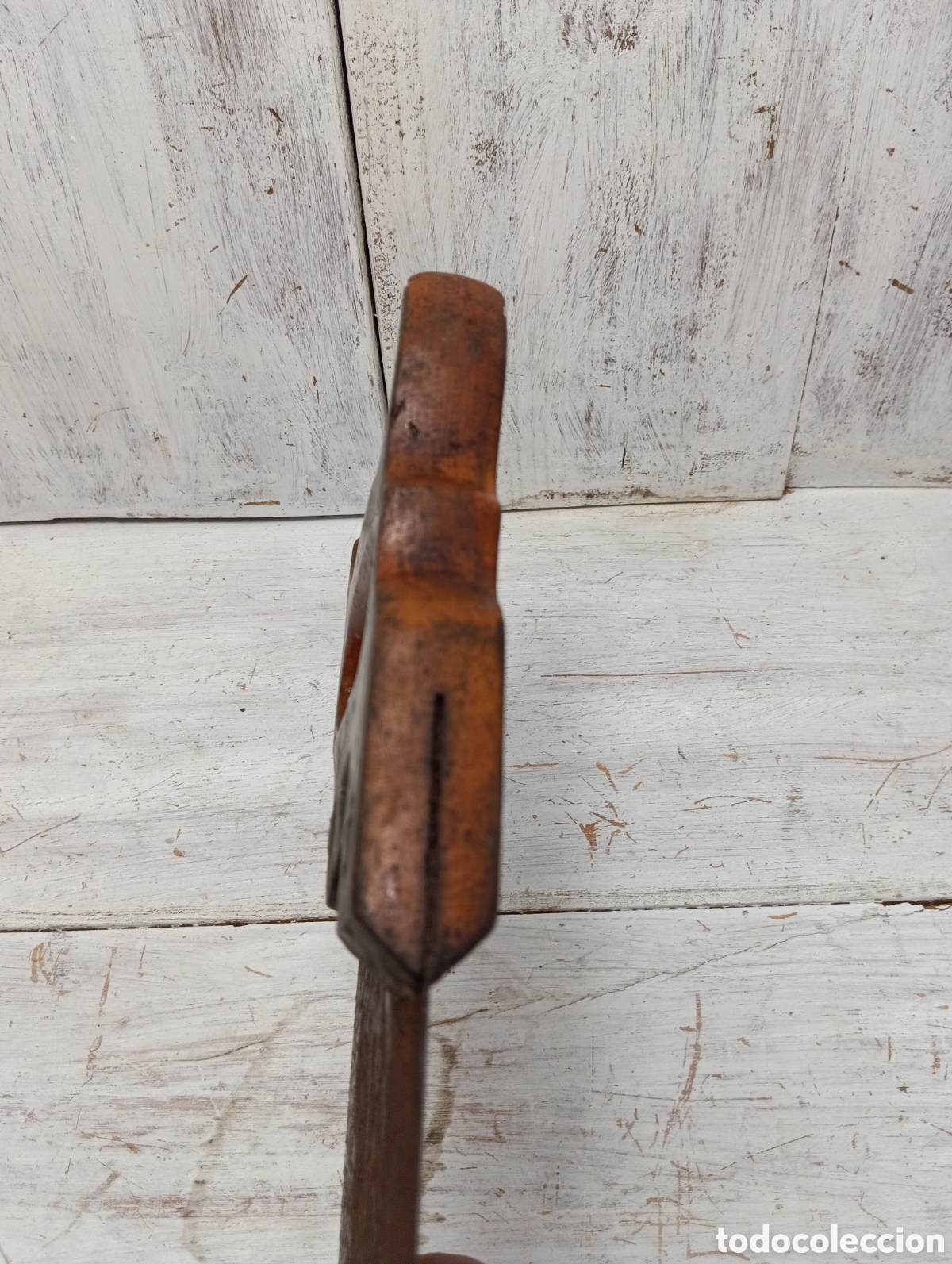 Antig&uuml;edades: ANTIGUO SERRUCHO MANGO MADERA. - Foto 8