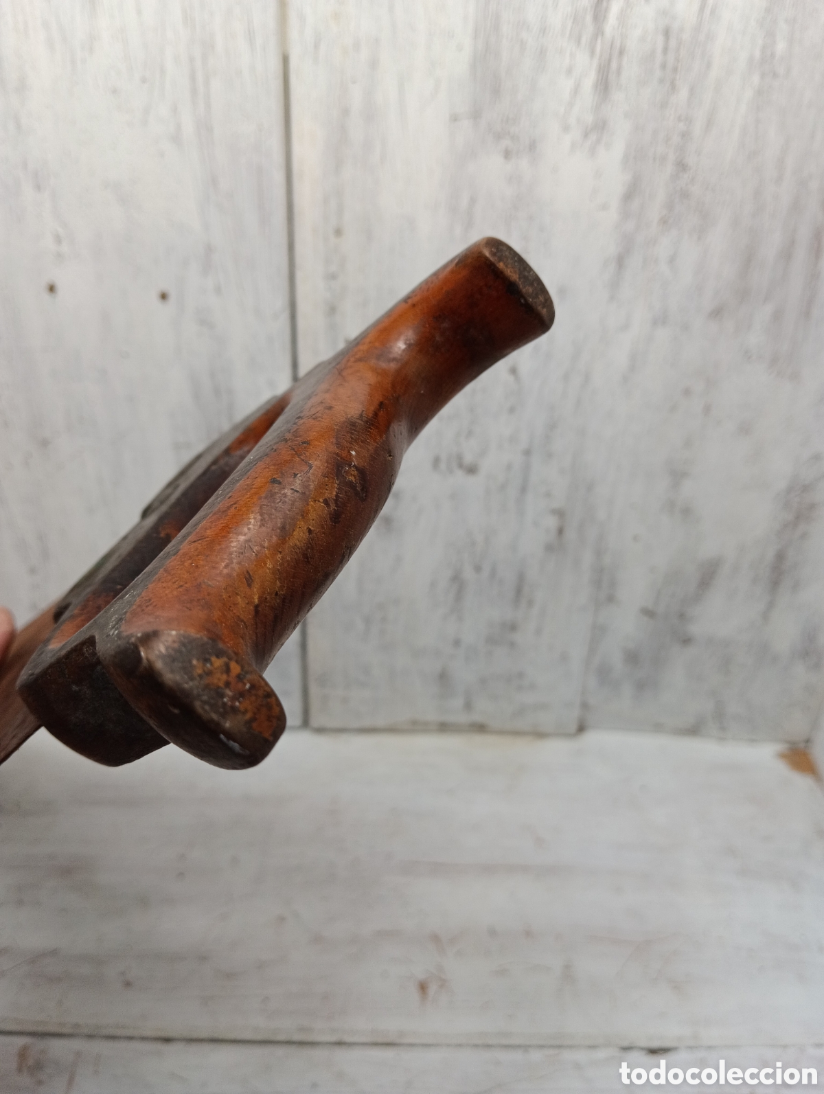 Antig&uuml;edades: ANTIGUO SERRUCHO MANGO MADERA. - Foto 9