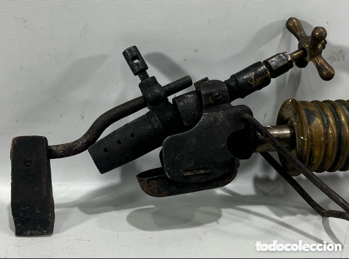 Antig&uuml;edades: ANTIGUO SOPLETE SOLDADOR SERROT - Foto 3