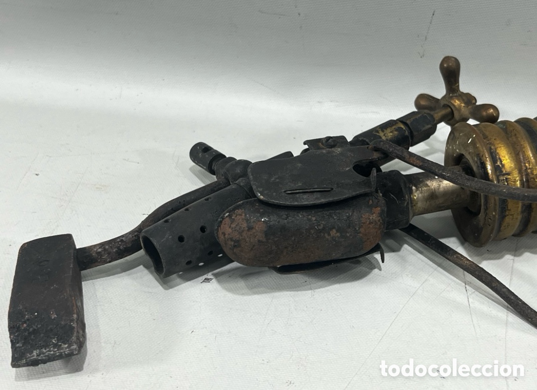 Antig&uuml;edades: ANTIGUO SOPLETE SOLDADOR SERROT - Foto 5