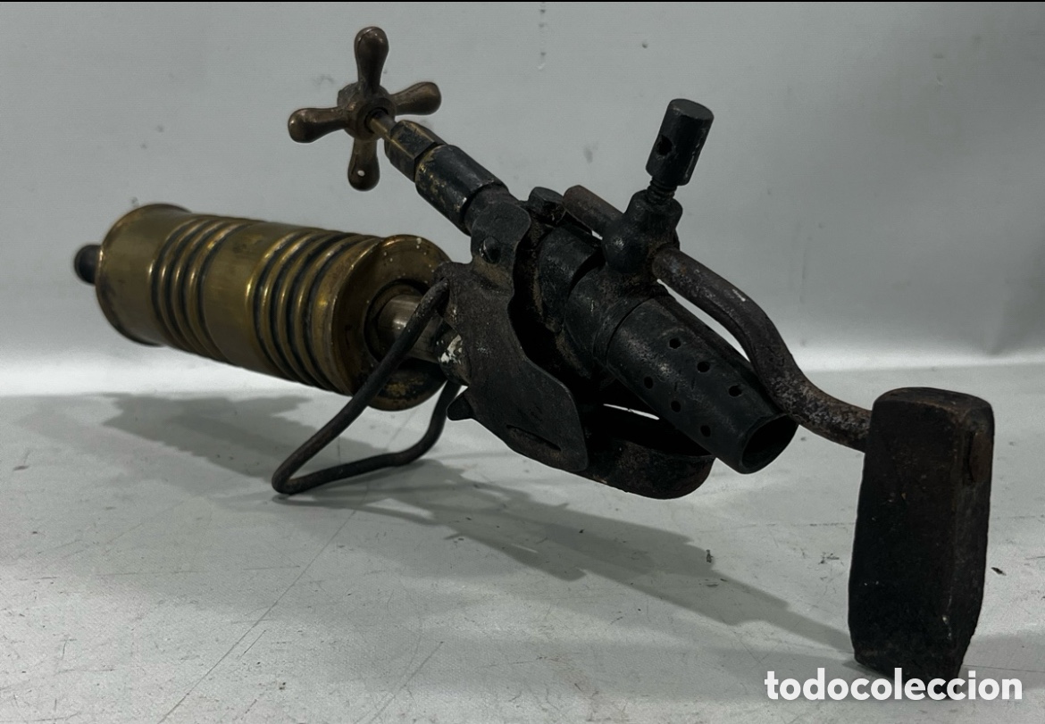 Antig&uuml;edades: ANTIGUO SOPLETE SOLDADOR SERROT - Foto 7