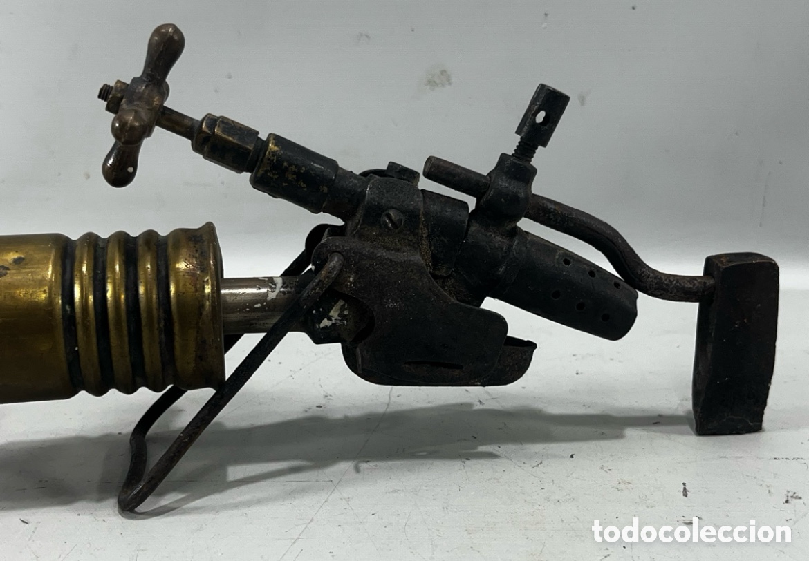 Antig&uuml;edades: ANTIGUO SOPLETE SOLDADOR SERROT - Foto 8