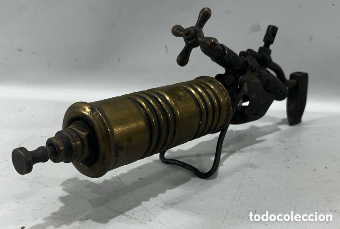 Antig&uuml;edades: ANTIGUO SOPLETE SOLDADOR SERROT - Foto 9