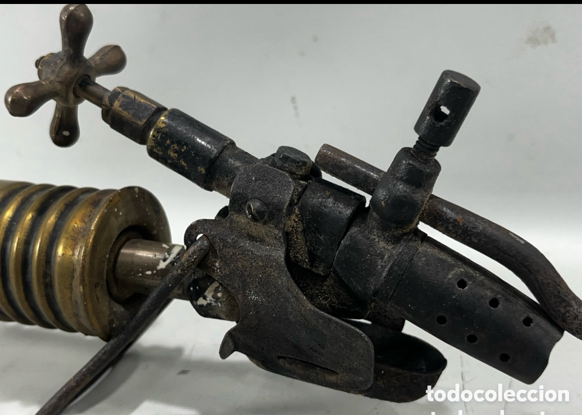 Antig&uuml;edades: ANTIGUO SOPLETE SOLDADOR SERROT - Foto 10