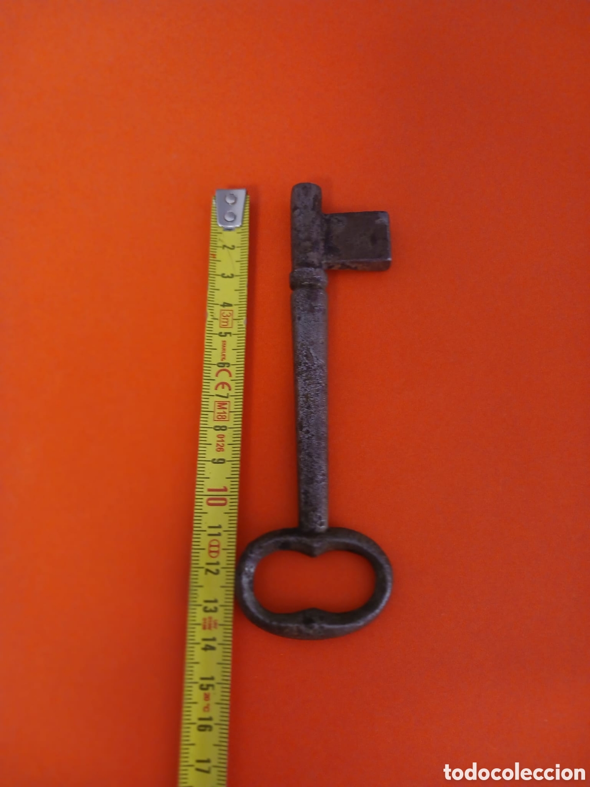 Antig&uuml;edades: Llave antigua hierro de puerta - Foto 5