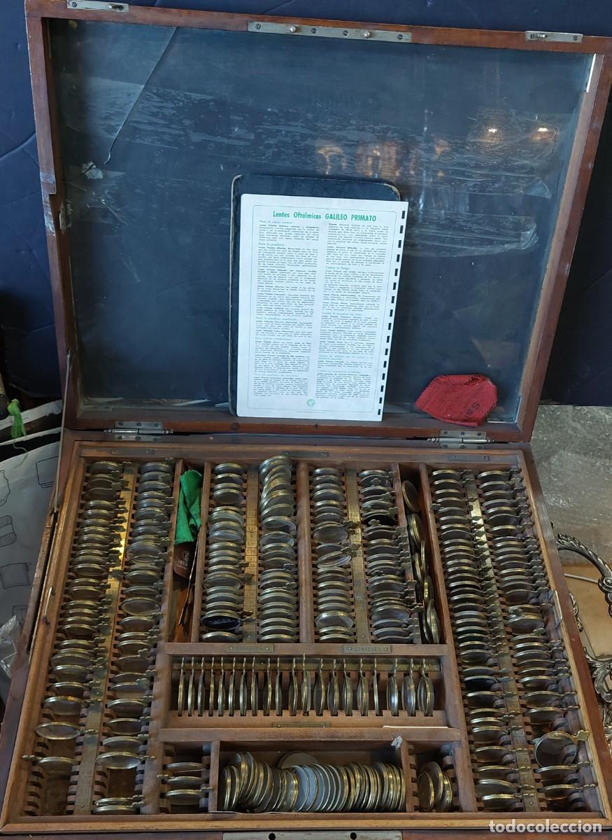 Antig&uuml;edades: Juego de lentes de optometria - Foto 1