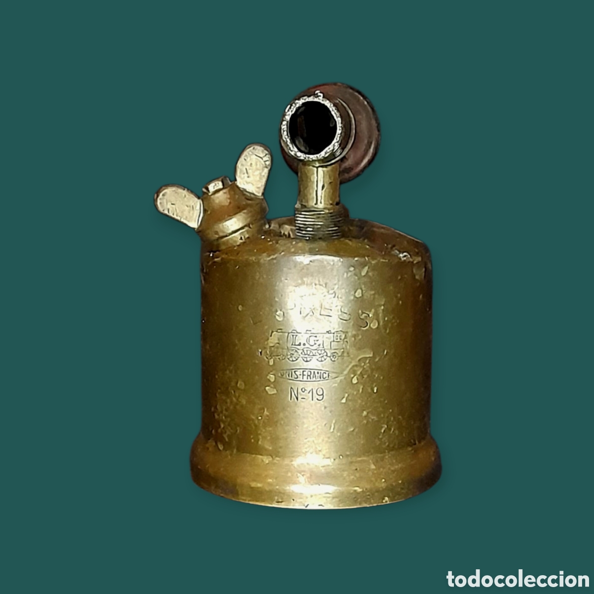 Antig&uuml;edades: Antiguo soplete de origen franc&eacute;s. - Foto 2