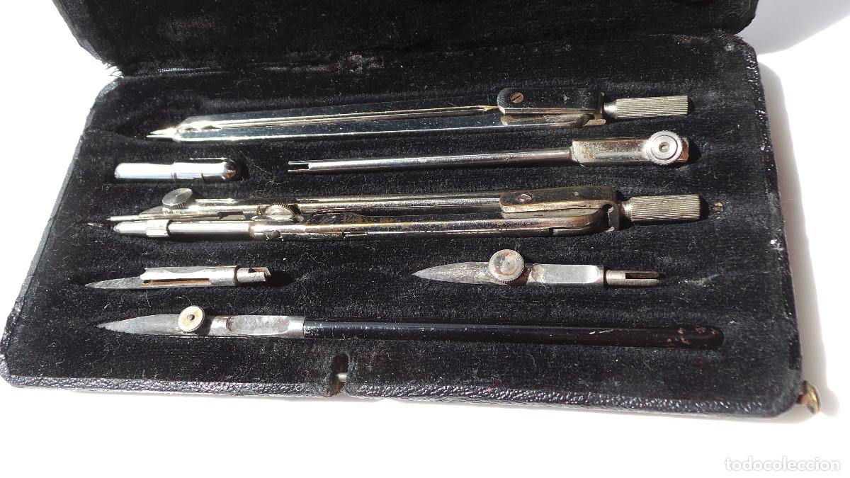 Antig&uuml;edades: ANTIGUO SET-CAJA DE COMPAS. - Foto 2