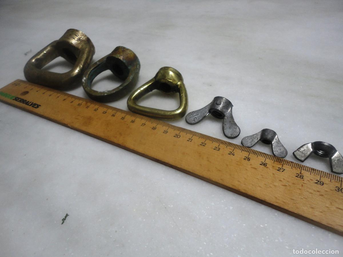 Antig&uuml;edades: PALOMETAS DE BARCO, bronce y metal,lote 6 - Foto 1