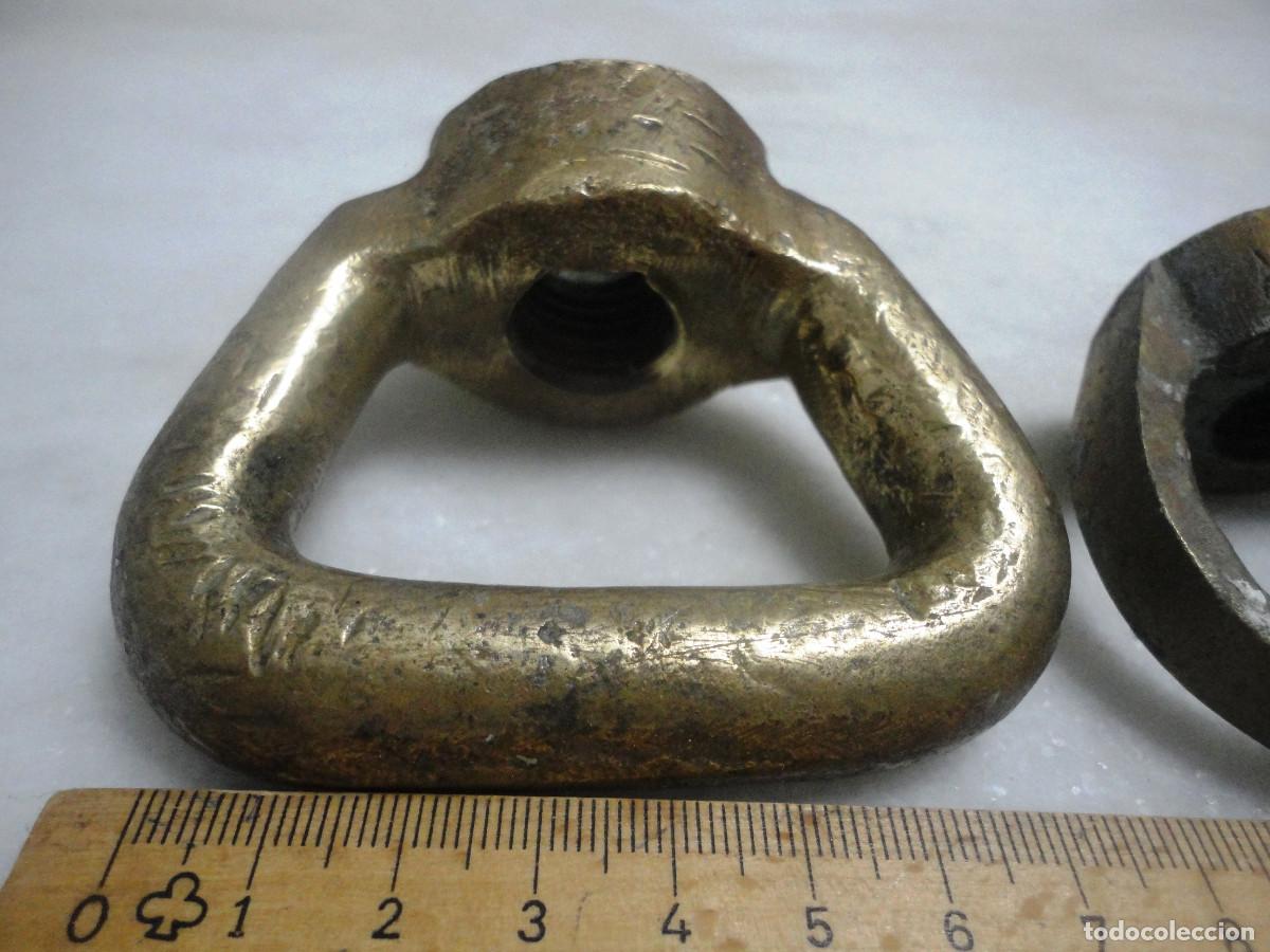 Antig&uuml;edades: PALOMETAS DE BARCO, bronce y metal,lote 6 - Foto 4