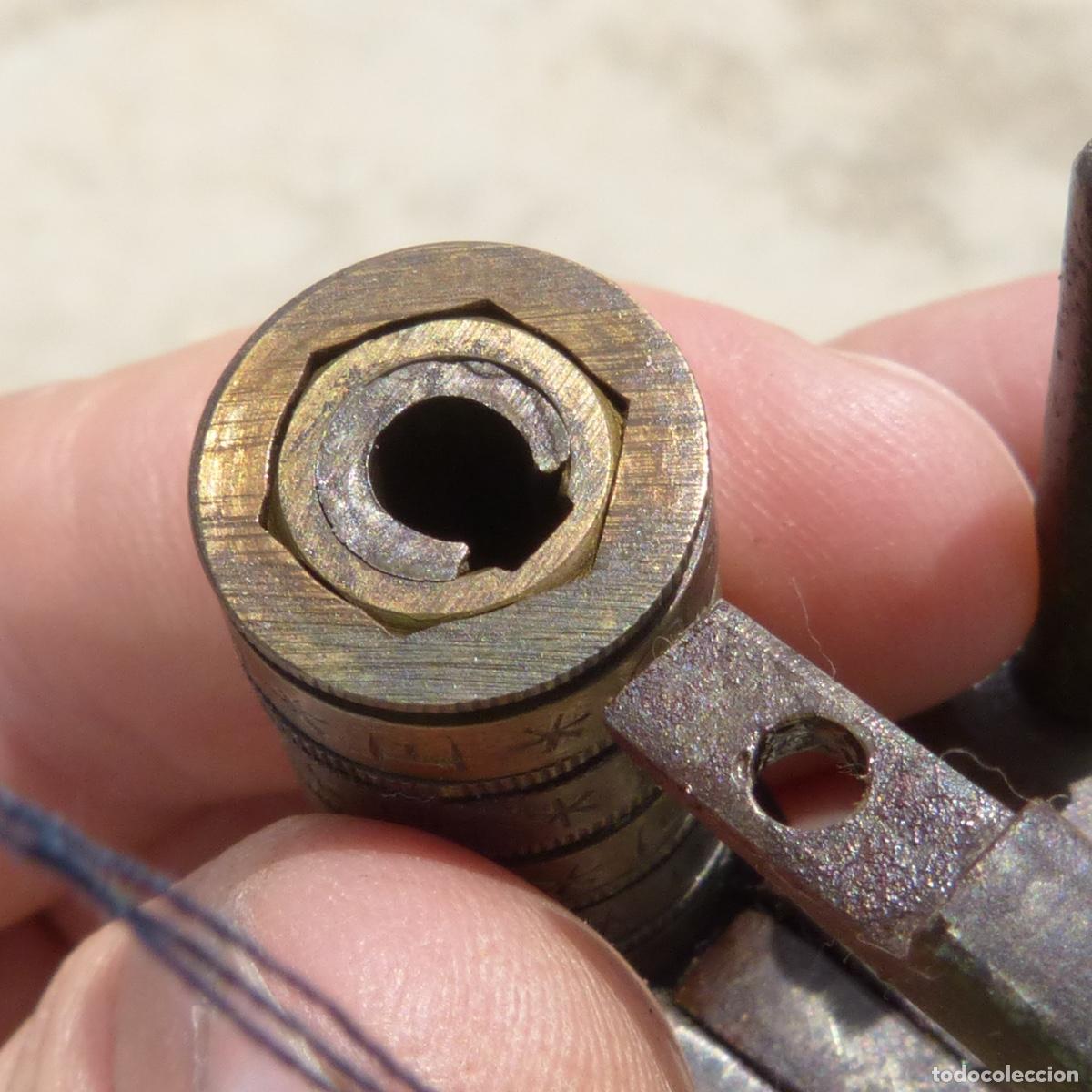 Antig&uuml;edades: Antiguo candado de contrase&ntilde;a totalmente funcional, 69gr. - Foto 8