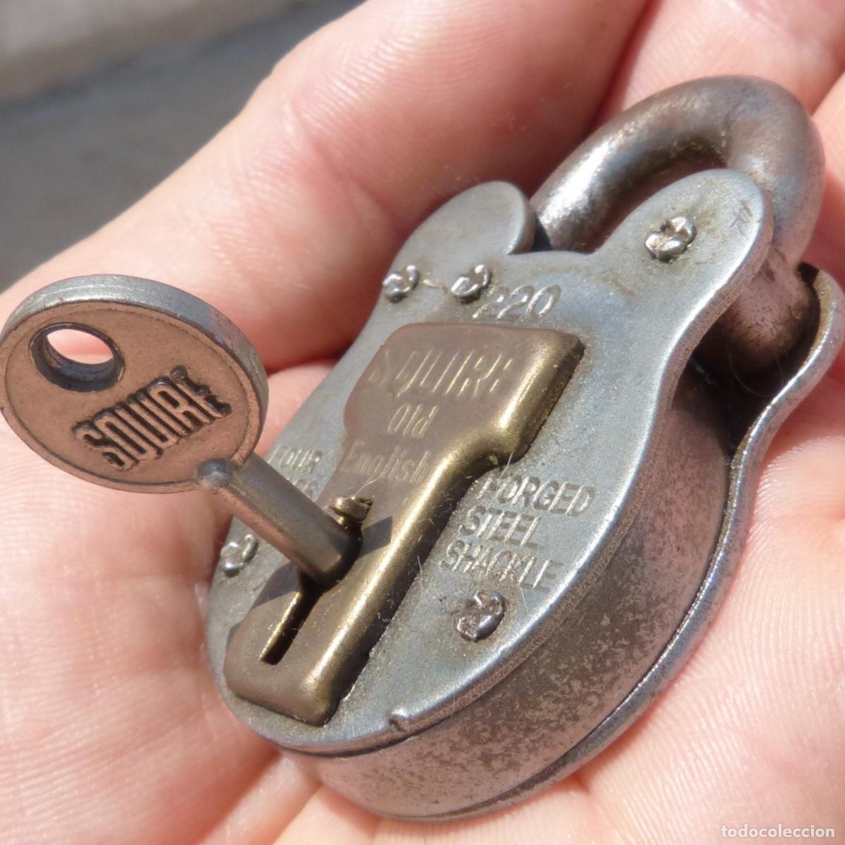 Antig&uuml;edades: Antiguo candado squire 220, totalmente funcional, 101gr. - Foto 2