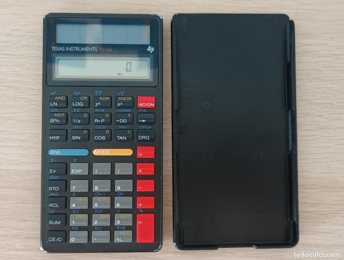 Antig&uuml;edades: Calculadora cient&iacute;fica solar Texas Instruments TI-34 - Foto 1