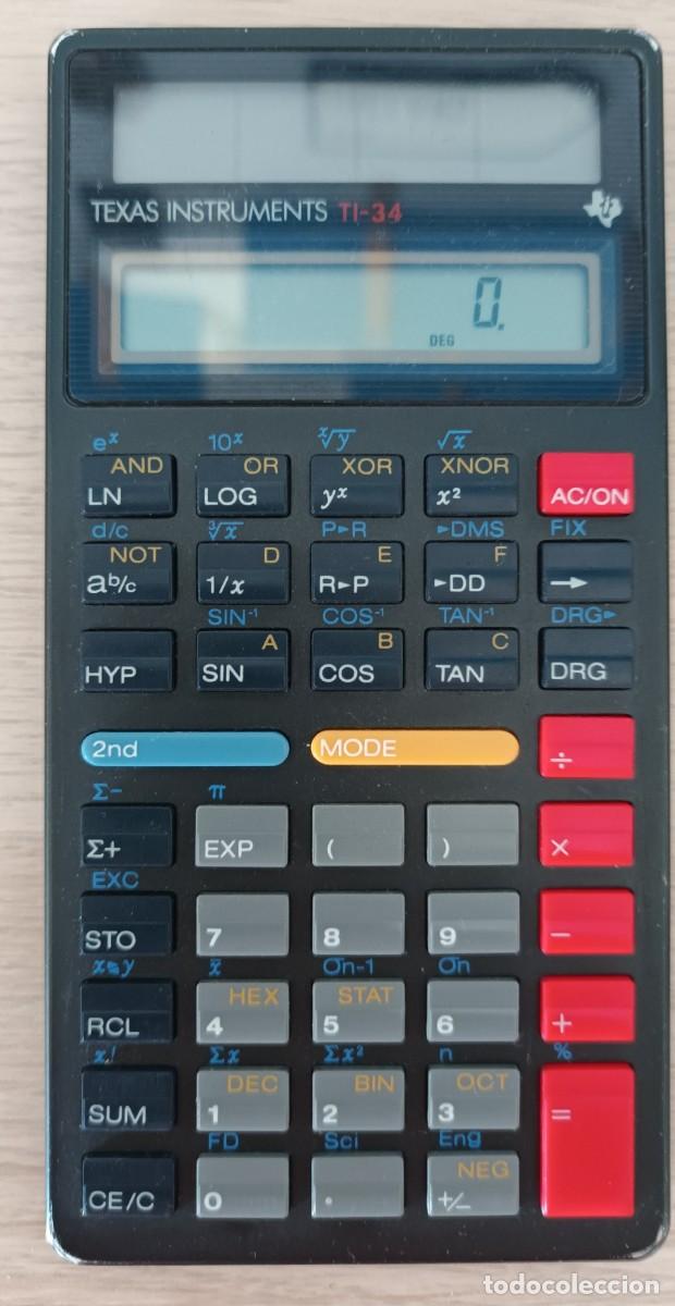 Antig&uuml;edades: Calculadora cient&iacute;fica solar Texas Instruments TI-34 - Foto 4