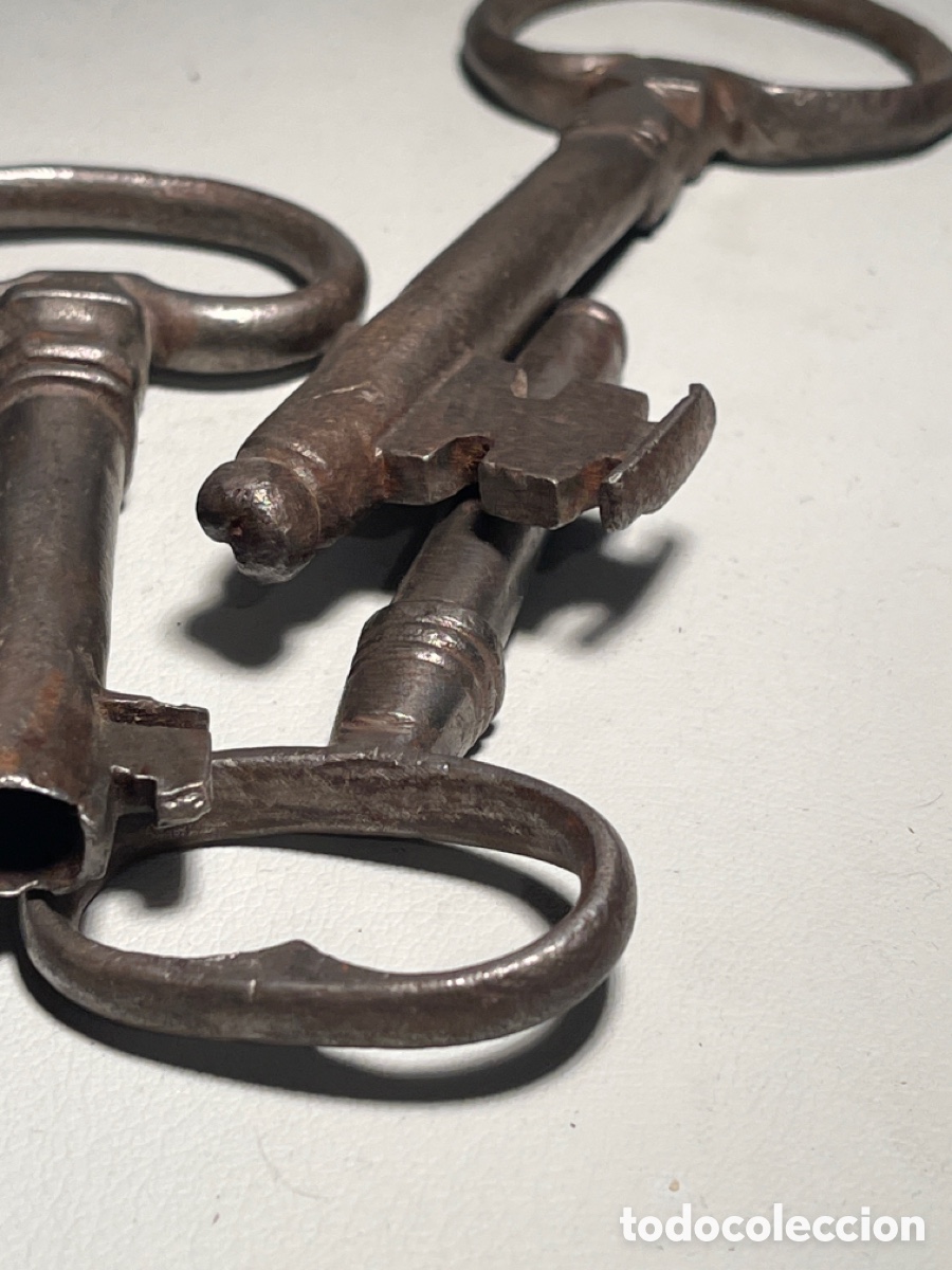Antig&uuml;edades: Llaves siglo XVIII espa&ntilde;olas - Foto 4