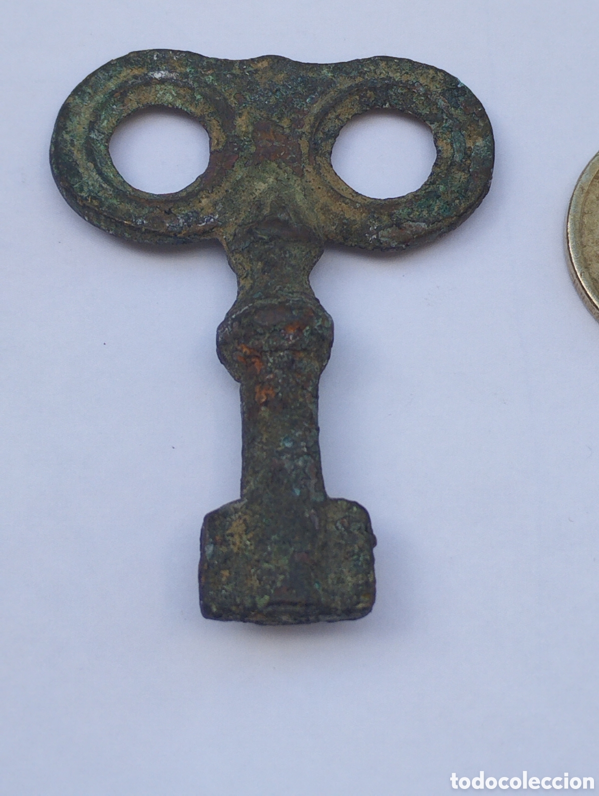 Antig&uuml;edades: Muy antigua y rara llave de bronze - Foto 3