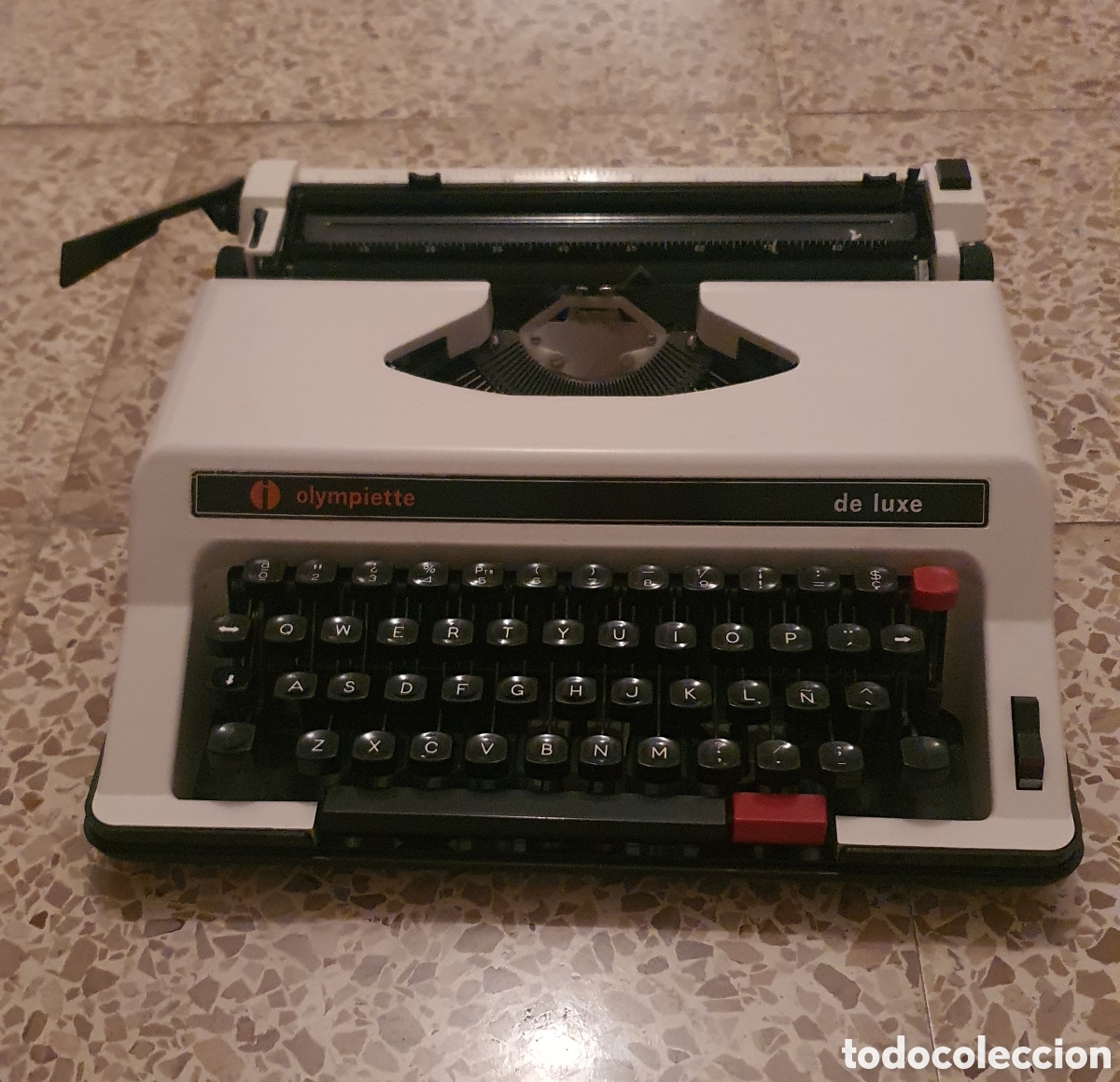 Antig&uuml;edades: Maquina de escribir Olympiette de Luxe - Foto 2