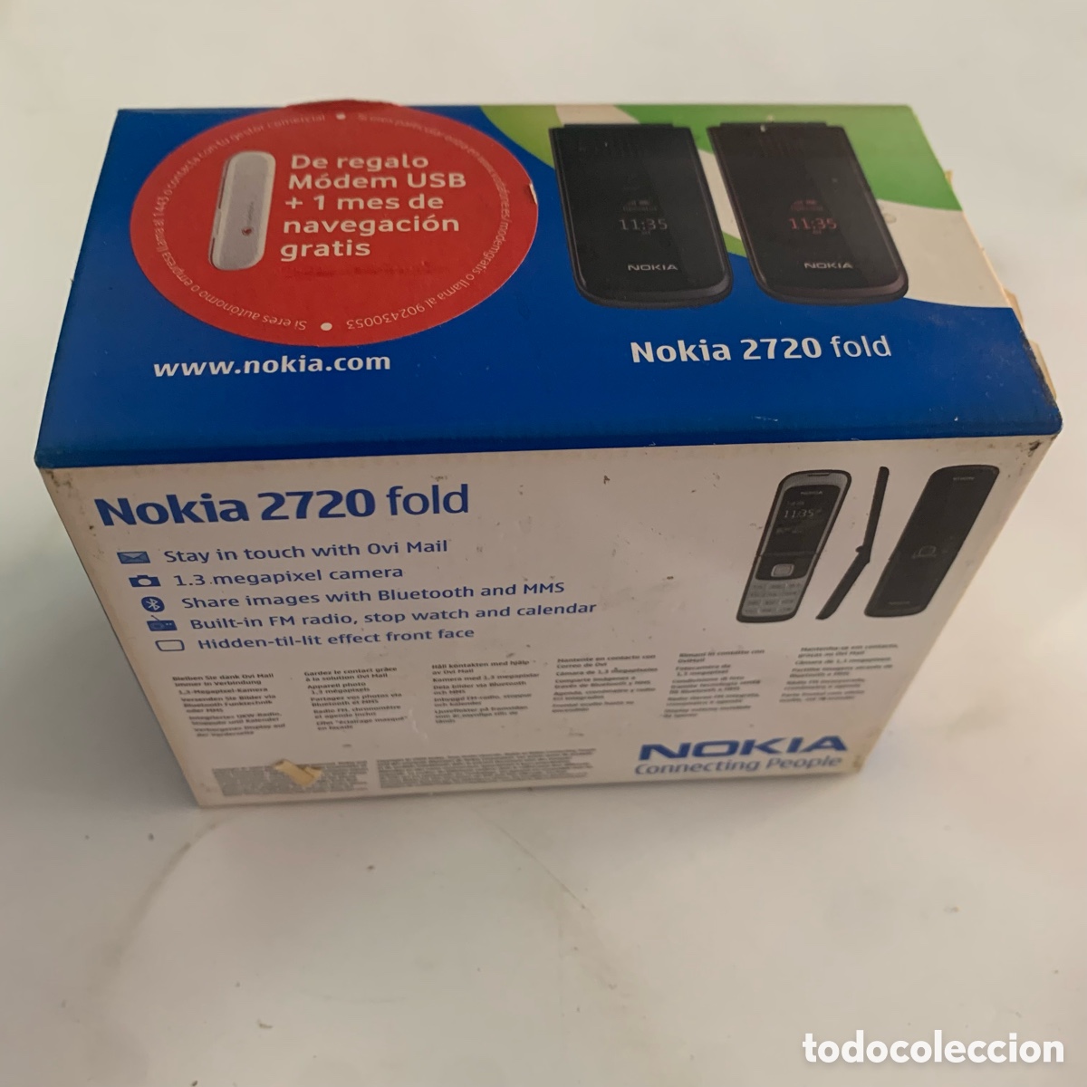 Tel&eacute;fonos: ANTIGUO TELEFONO MOVIL NOKIA 2720 FOLD - Foto 3