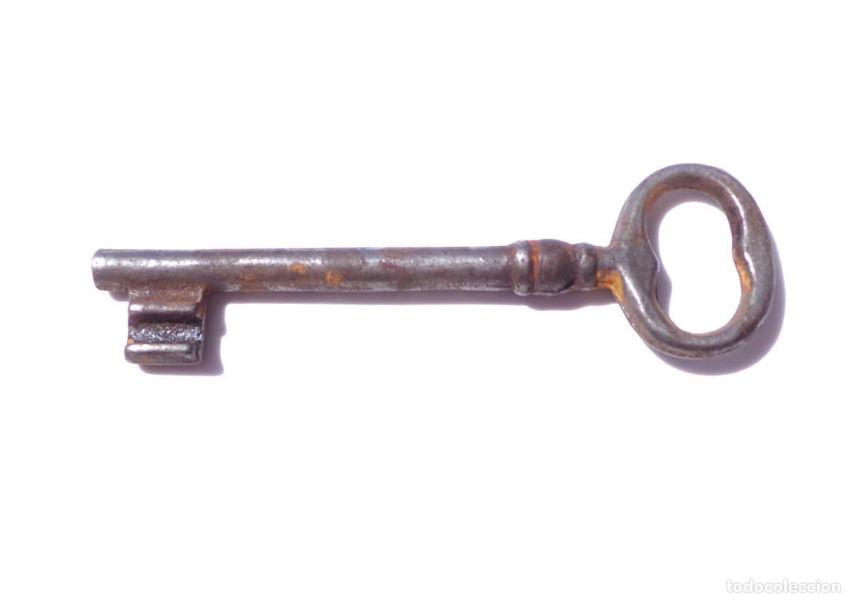 Antig&uuml;edades: LLAVE DE HIERRO.- 9,5 CM DE LARGO. APROX. - Foto 1
