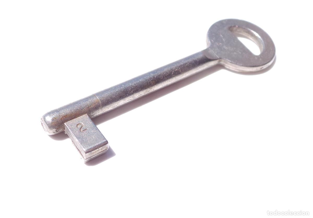 Antig&uuml;edades: LLAVE DE HIERRO.- 7,5 CM DE LARGO. APROX. - Foto 4