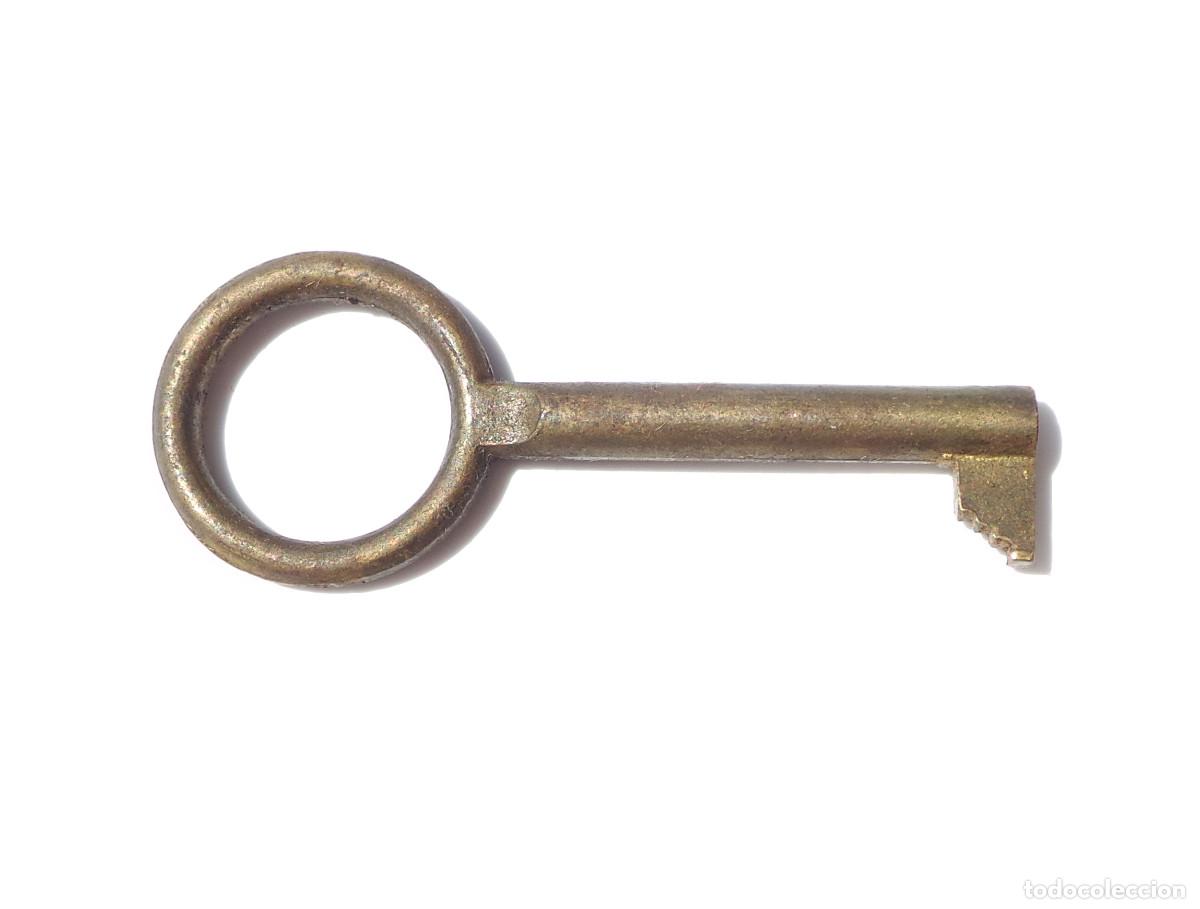 Antig&uuml;edades: LLAVE DE BRONCE.- 5,8 CM DE LARGO. APROX. - Foto 1