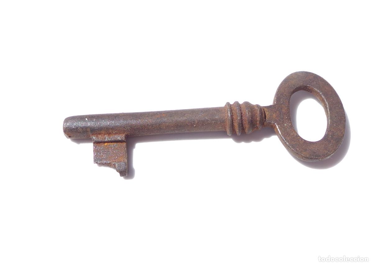 Antig&uuml;edades: LLAVE DE HIERRO.- 6,9 CM DE LARGO. APROX. - Foto 1