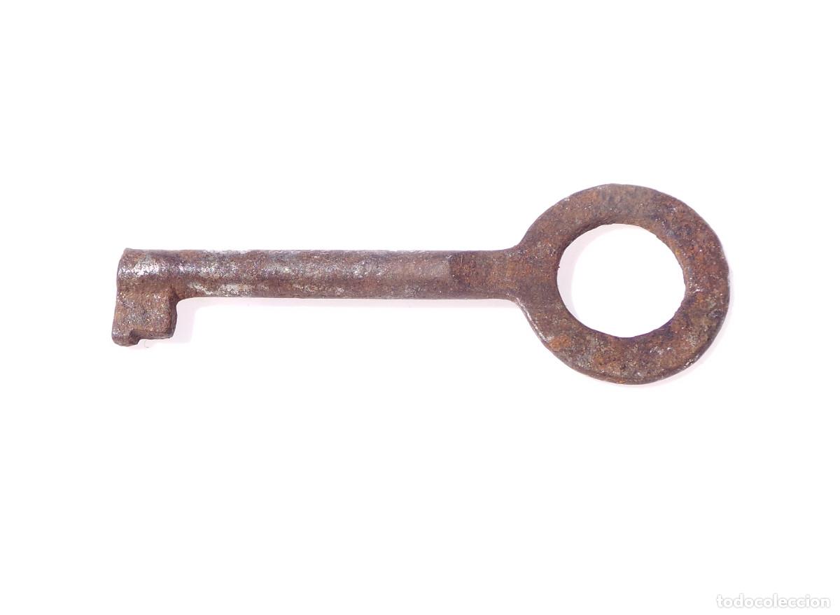 Antig&uuml;edades: LLAVE DE HIERRO.- 5,8 CM DE LARGO. APROX. - Foto 1