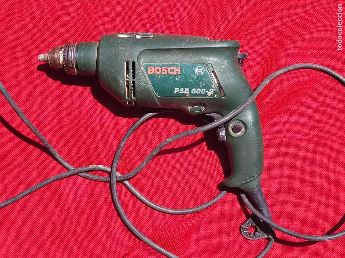 Antig&uuml;edades: Taladro antiguo Bosch PSB 600-2, funcionando - Foto 1