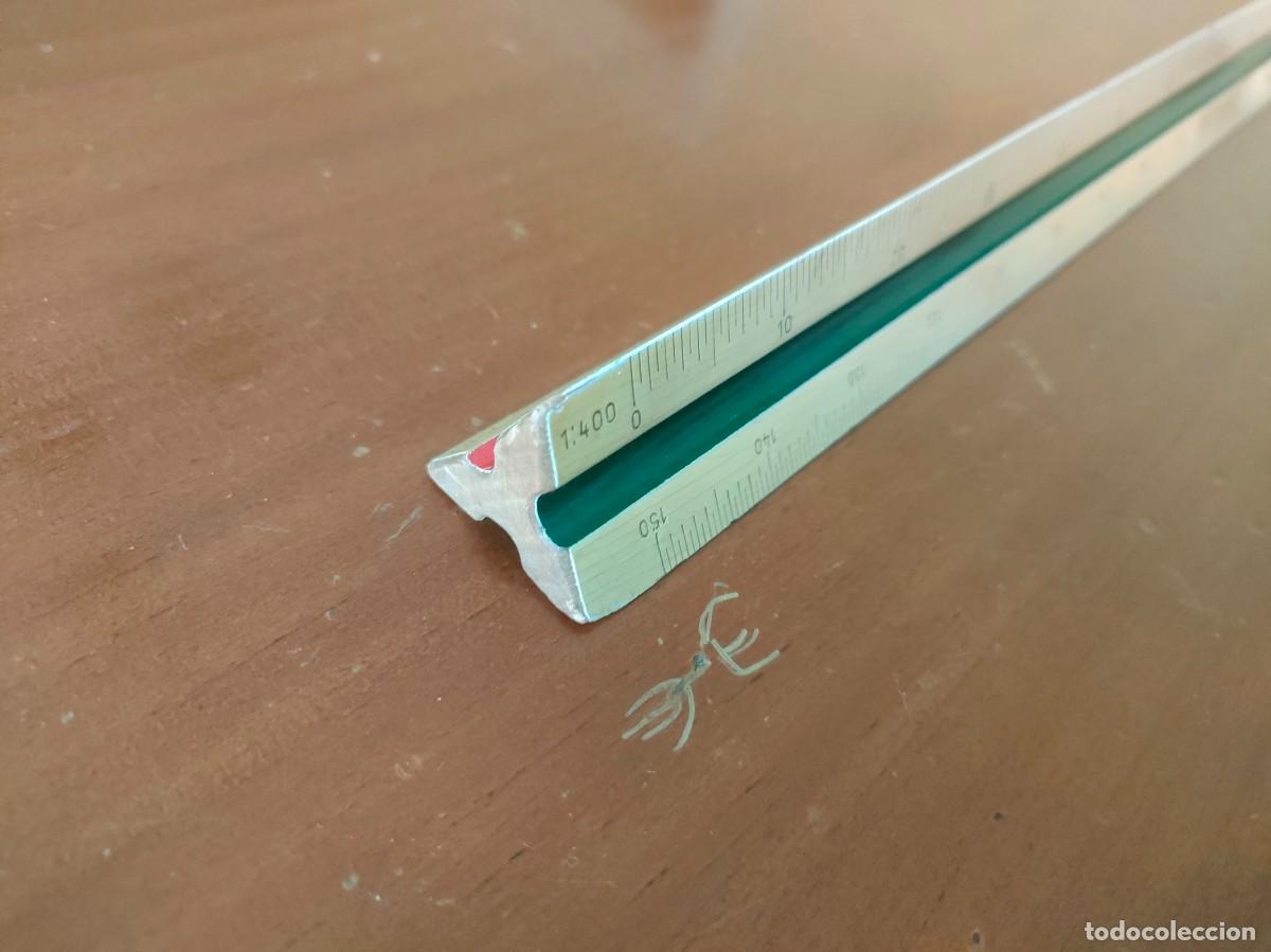 Antig&uuml;edades: ESCALIMETRO DE MADERA, DE PERFIL TRIANGULAR - Foto 15